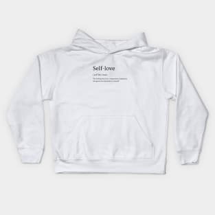 Self-love | Motivation | Minimalist Kids Hoodie